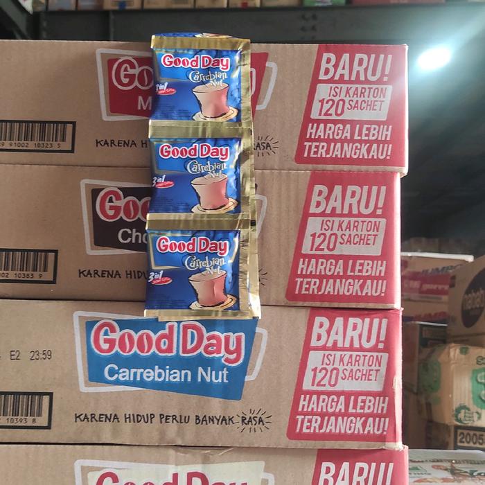 

Kopi Goodday Per Dus (120 Pcs) Coffee White Instan Coklat Latte Vanilla Mura Minuman Best Seller