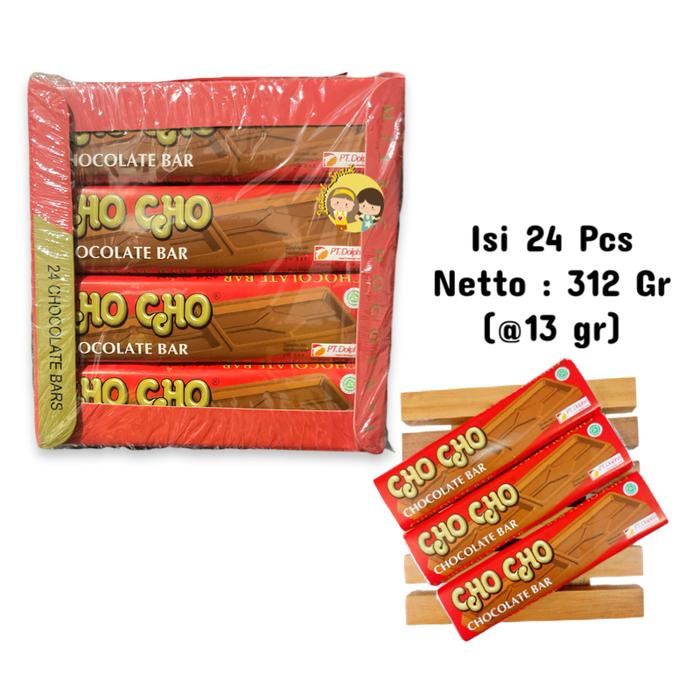 

SALE !!! COKELAT CHOCHO BAR 24 X 10 GR RASA COKELAT STOBERI BY JADOEL_SNACK CHOCOLATE FOOD COKLAT
