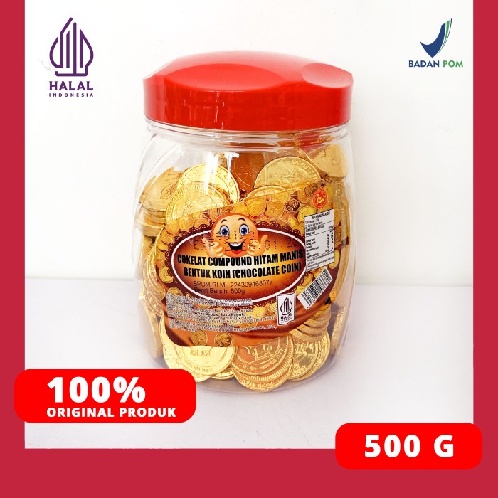 

SALE !!! COKLAT KOIN CHEN LIANG JI 500 GRAM POLOS READYY