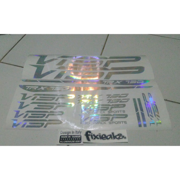 Decal Sticker Stiker Decals Visp Untuk Frame Visp Trx 790 Soloist #Gratisongkir