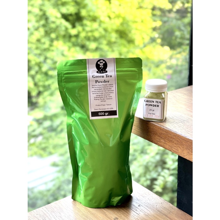 

Ready" R&B Green Tea Powder Bubuk Matcha Perisa Makanan Minuman Premix