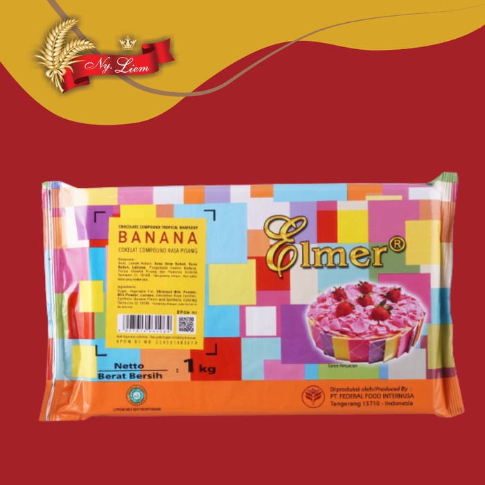 

Ready" Elmer Banana Tropical Rhapsody Cokelat Compound 1 Kg