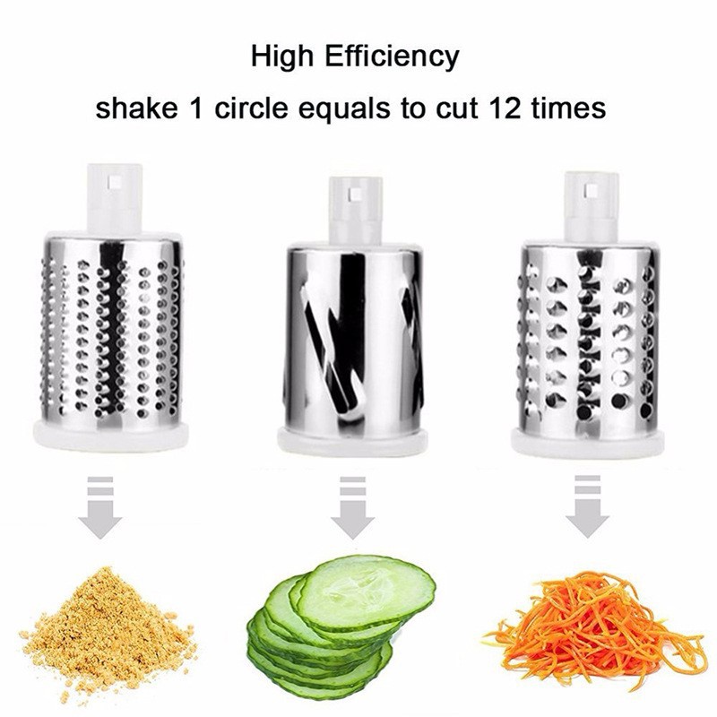 Kitchen multifunctional drum vegetable slicer hand cranked household slicer slicer potato slicer