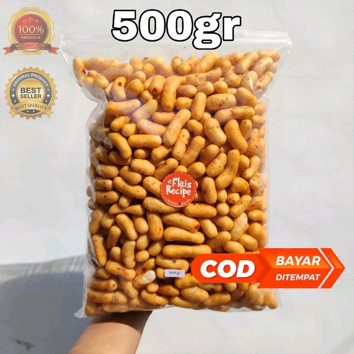 

Ready" 500Gr - Pilus Kapsul Pedas Bangkok Bumbu Rujak Renyah Cemilan