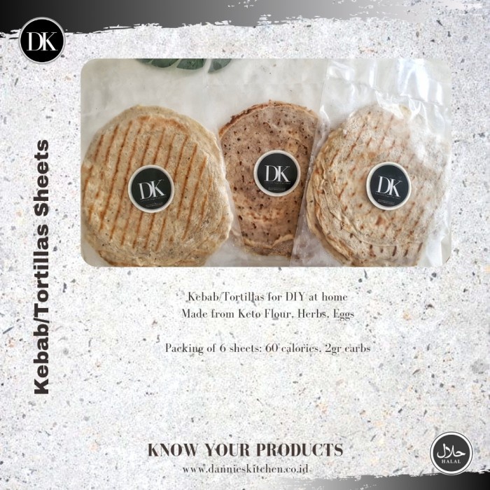 

Ready" Kulit Kebab/Tortillas Low Carb