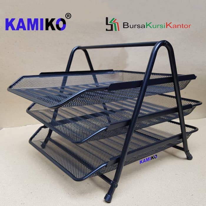 

BARANG TERLARIS Kamiko Rak Surat Letter Tray Jaring Letter Paper Document Tray susun