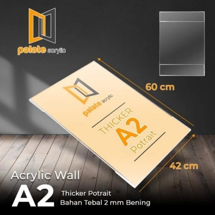 

BARANG TERLARIS AKRILIK WALL A2/ THICKER /ACRYLIC /AKRILIK DINDING BROSUR A2