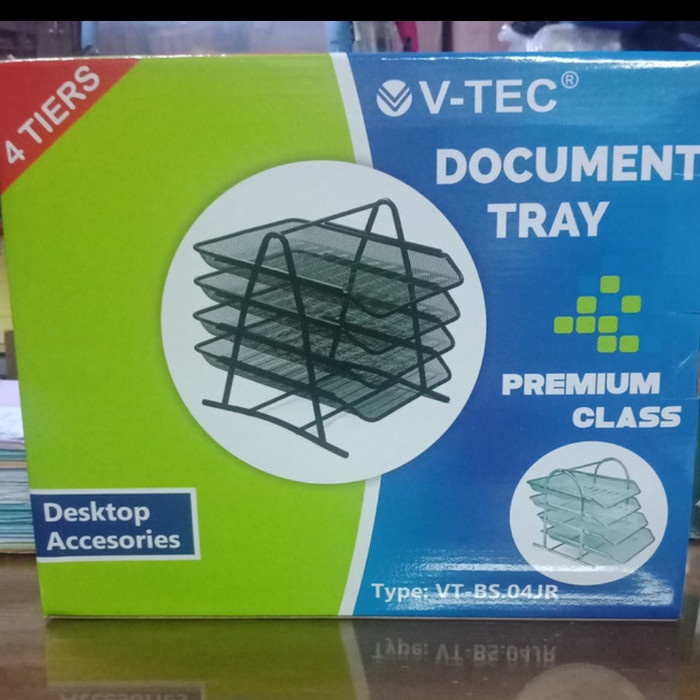

BARANG TERLARIS PAPER TRAY 4 SUSUN BESI RAK SUSUN VTEC