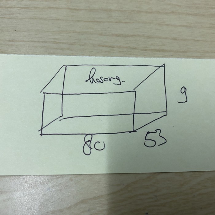 

BARANG TERLARIS Acrylic kotak 3mm bening atas kosong uk 80x53x9 cm