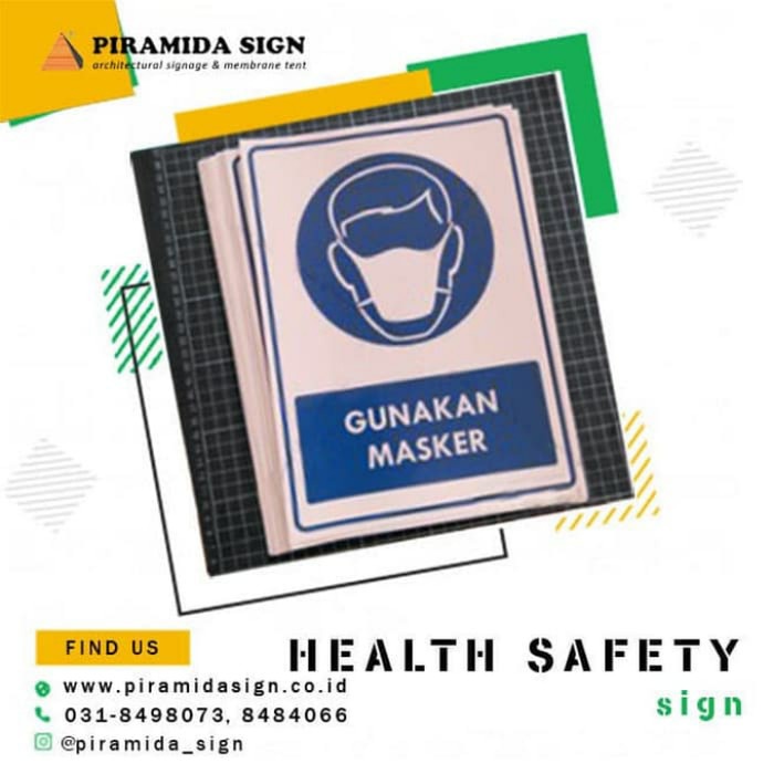 

BARANG TERLARIS Sign Acrylic Akrilik Gunakan Masker