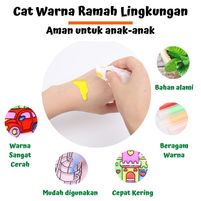 

Diy Aksesoris Set Painting Art And Craft Set / Color Kreatifitas Anak Good Quality