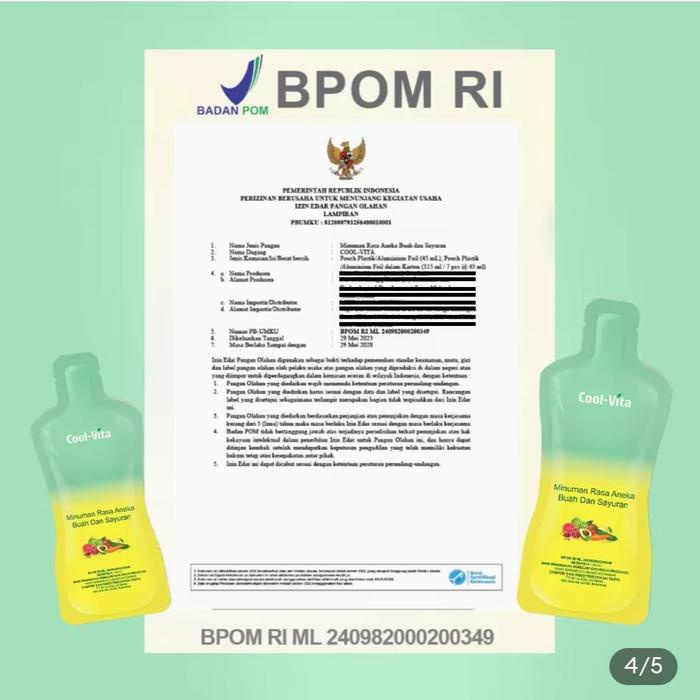 

Coolvita Minuman Rasa Buah Dan Sayur Isi 16 Pouch (Jaminan Ori 100%) Murah Lebay Ready Stock New