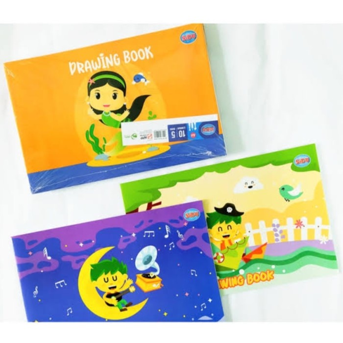 

(40 Pak) Buku Gambar Sidu A4 Kartonan New