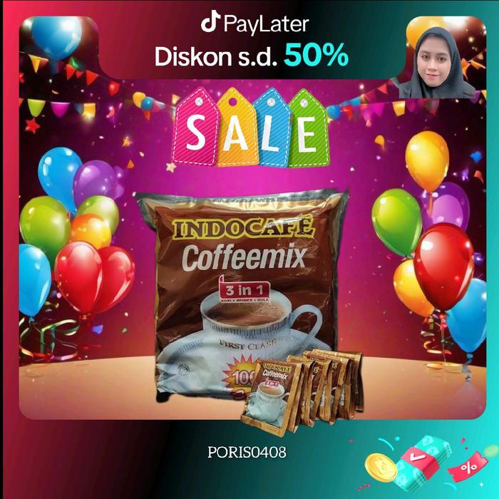 

Exclusive Almelmelly ~ Indocafe Coffemix (1 Pak = Isi 100 Sachet) Terbaru