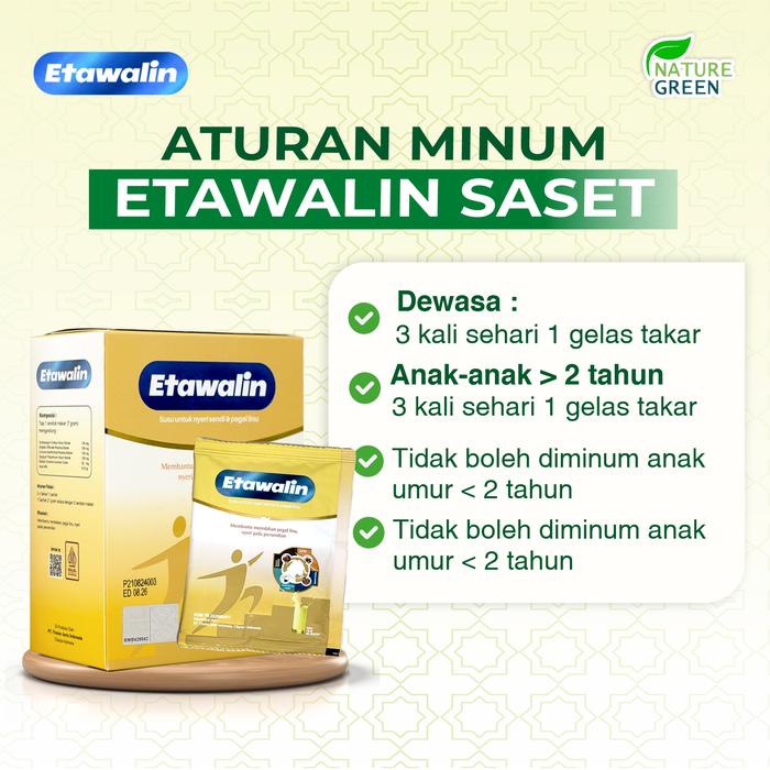 

Etawalin Kemasan Sachet 21Gr X 5 - Susu Kambing Etawa Bahan Bubuk Original Bpom Dan Halal Mui -