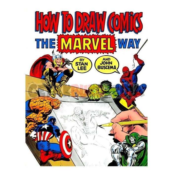 Buku English Comics Marvel Way By Stan Lee How Draw