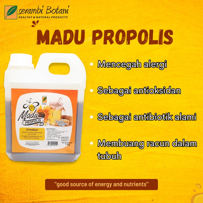 

BARANG TERLARIS MADU PROPOLIS 1KG HEALTHY & NATURAL PRODUCTS