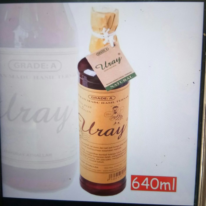 

BARANG TERLARIS madu uray / madu lebah hutan /100% raw natur al honey 640ml