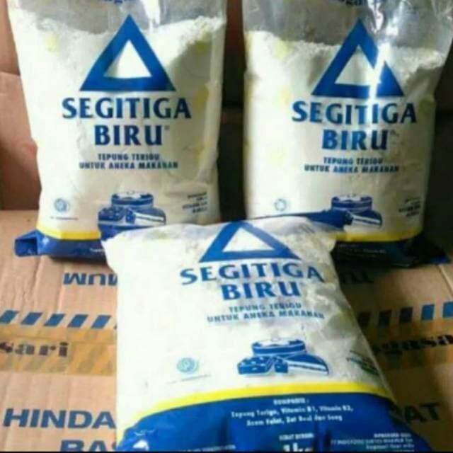

SALE !!! TEPUNG TERIGU SEGITIGA BIRU 1 DUS ISI 12PCS READYY