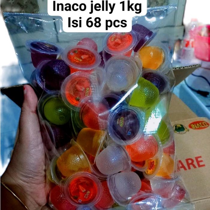 

inaco jelly mix buah 1kg isi 68pcs