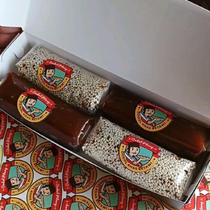 

4 Lonjor kecil mix rasa original dan wijen / oleh oleh khas jakarta isi 4 lonjor / dodol betawi 1