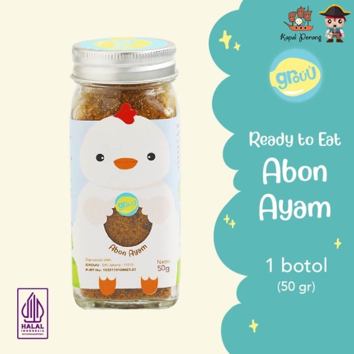 

SALE !!! GROUU ABON AYAM 50 GRAM READYY