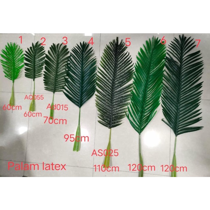 (JTTOP) DAUN PALEM LATEK/DAUN KELAPA/DAUN KURMA ARTIFICIAL/BUNGA PLASTIK/HIAS