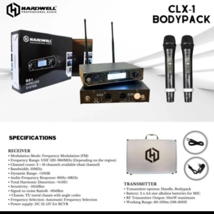 Mic wireless mic hardwell clx 1 Original clx1