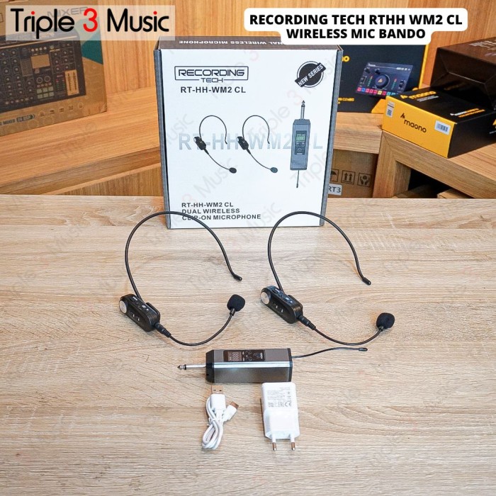 RECORDING TECH RT hh wm2 CL Wireless Mic bando Mic Imam masjid