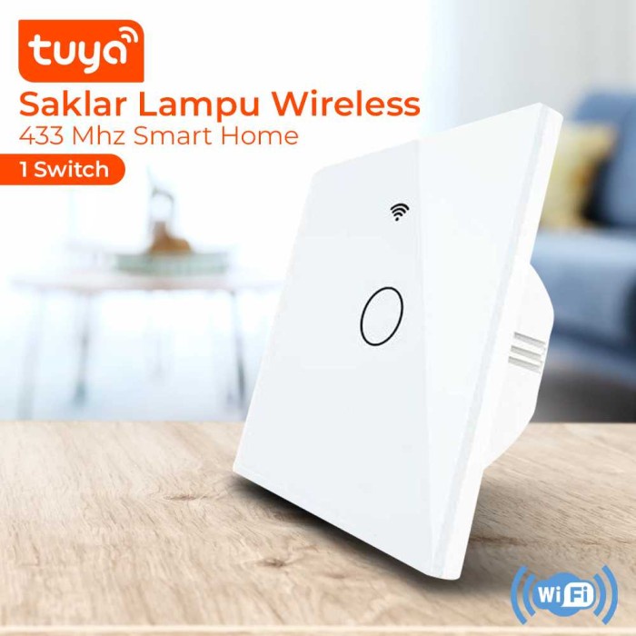 Saklar Lampu Smart Luxury Sentuh LED Light Panel Wall Switch Touch