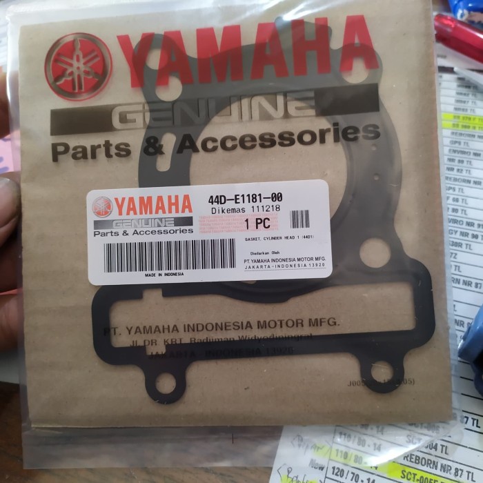 TERLARIS PAKING BLOK ATAS XEON KARBULATOR (44D-E1181-00) YAMAHA