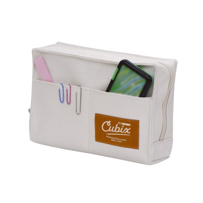 

Kualitas Terjamin M-Plan Cubix Pencil Case Canvas Large Kotak Pensil Kanvas Pouch