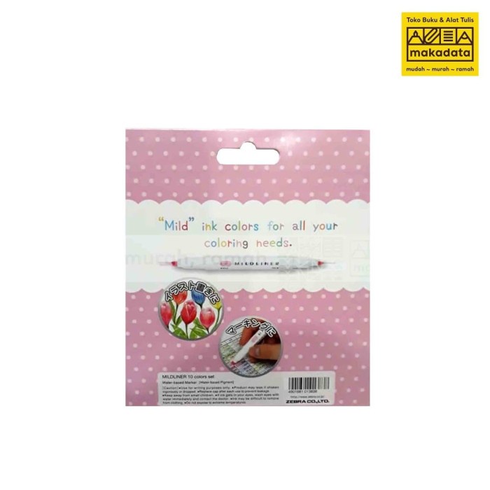 

Diskon Set Mildliner Midliner Zebra 10 Warna Pastel Free 1 Murah