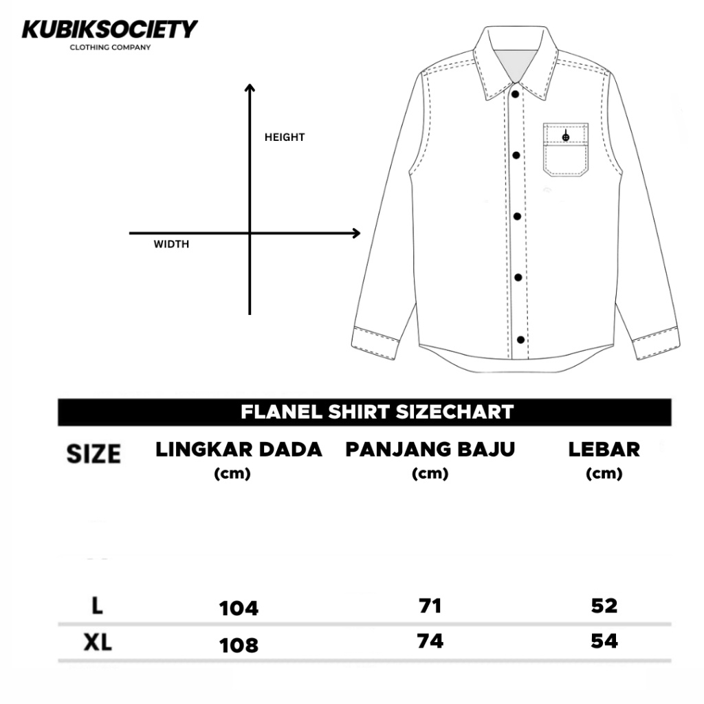 BESTPROMO Kubik Society Flanel Veterano - Veterano Blue Worldwide