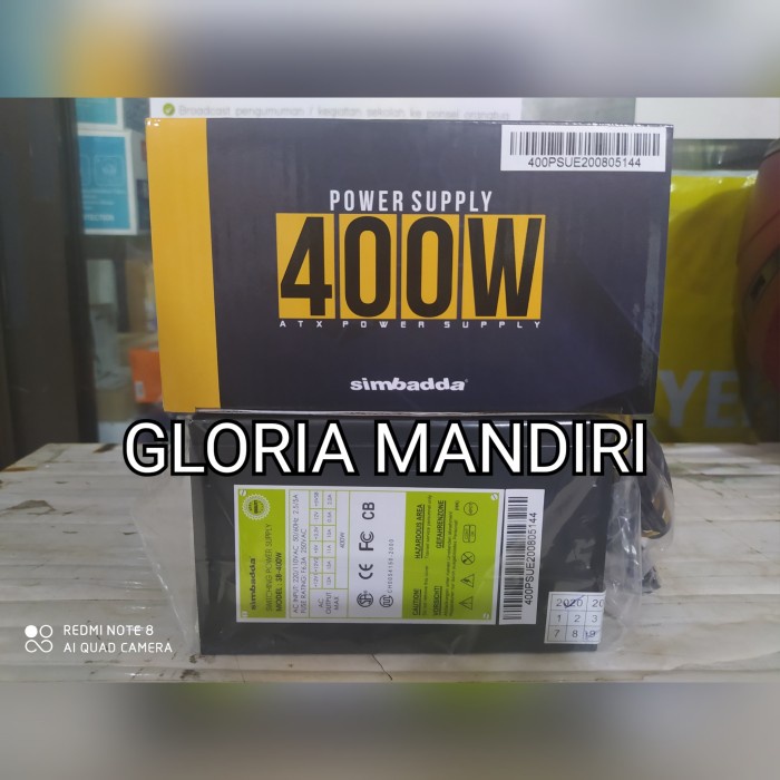 Power Supply Simbadda 400 watt [ PSU 400w ] Garansi Resmi 1th Simbadda