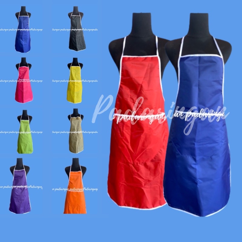 HJK celemek masak polos / celemek anti air / apron masak / apron anti air / celemek / celemek /
