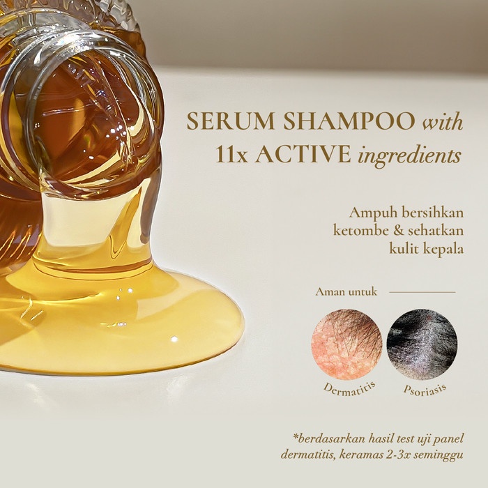 FELAUFEE - Dandruff Treatment Serum Shampoo - Bundle Anti Ketombe Equiscalp Technology