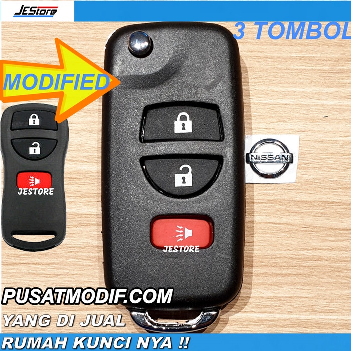 BEST SELLER NISSAN GRAND LIVINA XTRAIL 3BTN RUMAH KUNCI LIPAT XTRAIL FLIPKEY ROUND