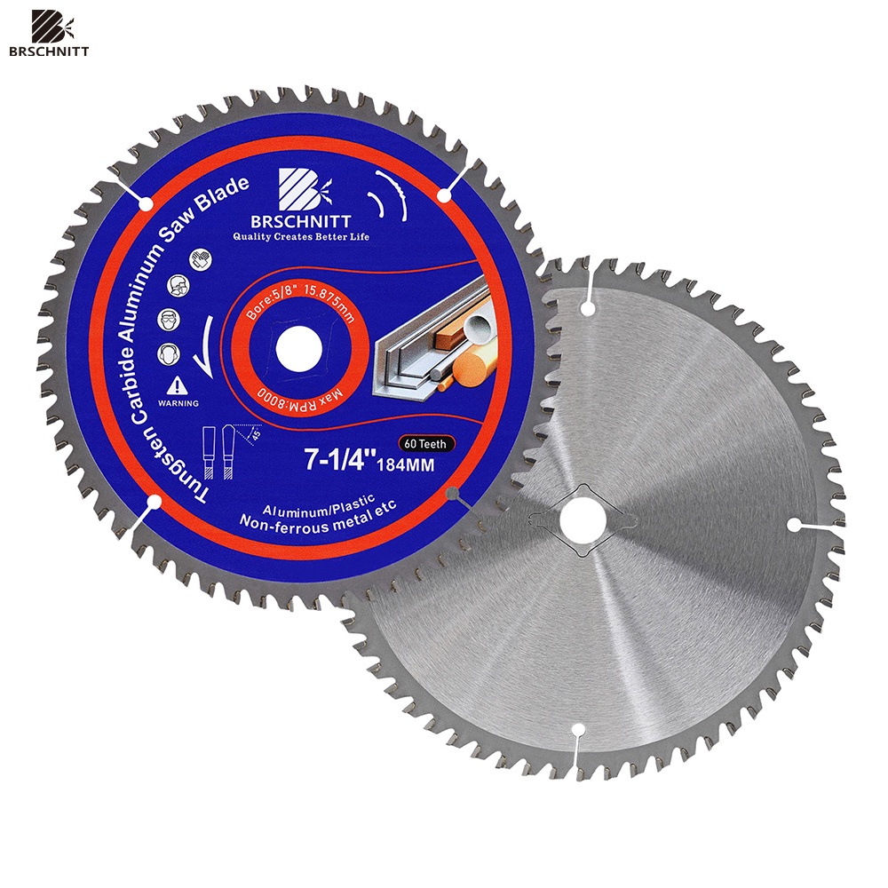BRSCHNITT 1pc Carbide Aluminium Cutting Saw Blades Dia 184/255/305mm Carbide Cutting Disc for Alumin