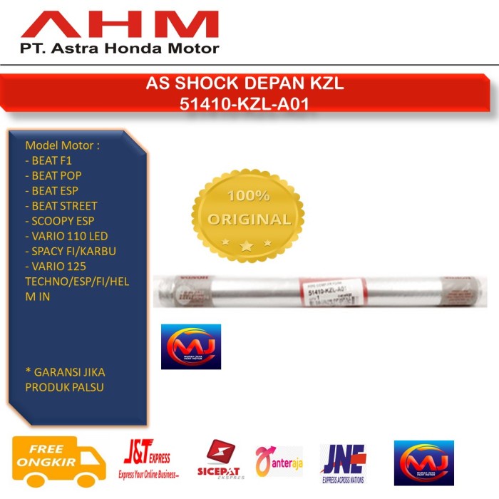 AS SHOCK DEPAN/PIPA SHOCK DEPAN BEAT FI/ESP/VARIO 125/150/AHM/ORIGINAL