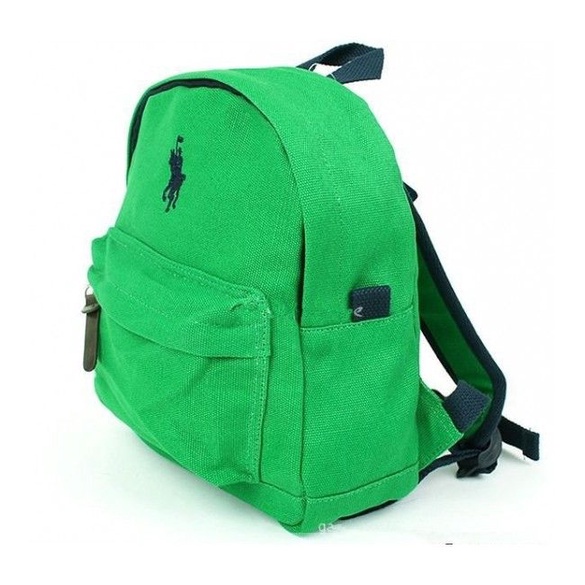 BEST SELLER TAS RANSEL SEKOLAH ANAK TODDLER CANVAS BAG PACK POLO - SMALL MEDIUM