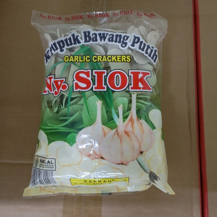 

SALE !!! NY SIOK KERUPUK BAWANG PUTIH 500G READYY