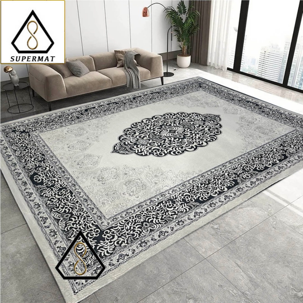 Diskont Supermat - Karpet Lantai Eropa Polyester [Uk 180 X 120 Cm]