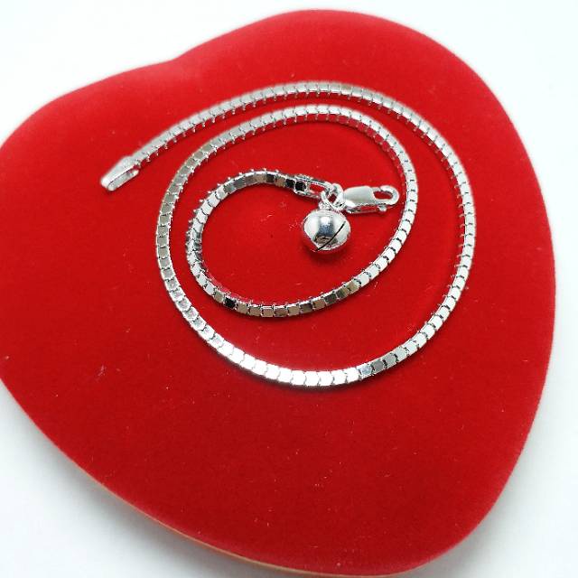 Gelang kaki milano/gelang kaki wanita perhiasan perak silver 925 lapis emas putih