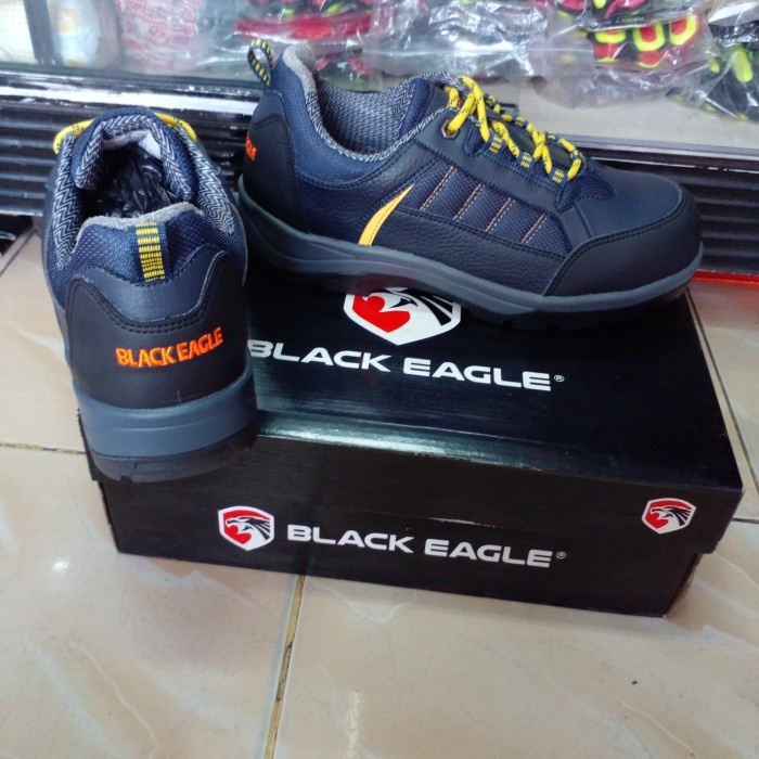 safety shoes black eagle vc-605 ( navy ) original