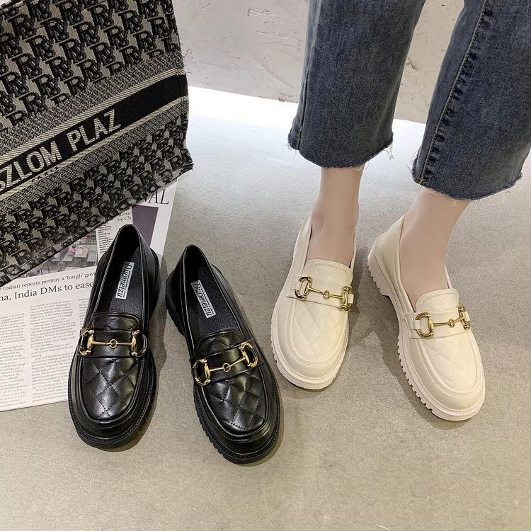 Promo Avanceid 1909 Loafers Sepatu Sneakers Wanita Kerja Docmart Hitam