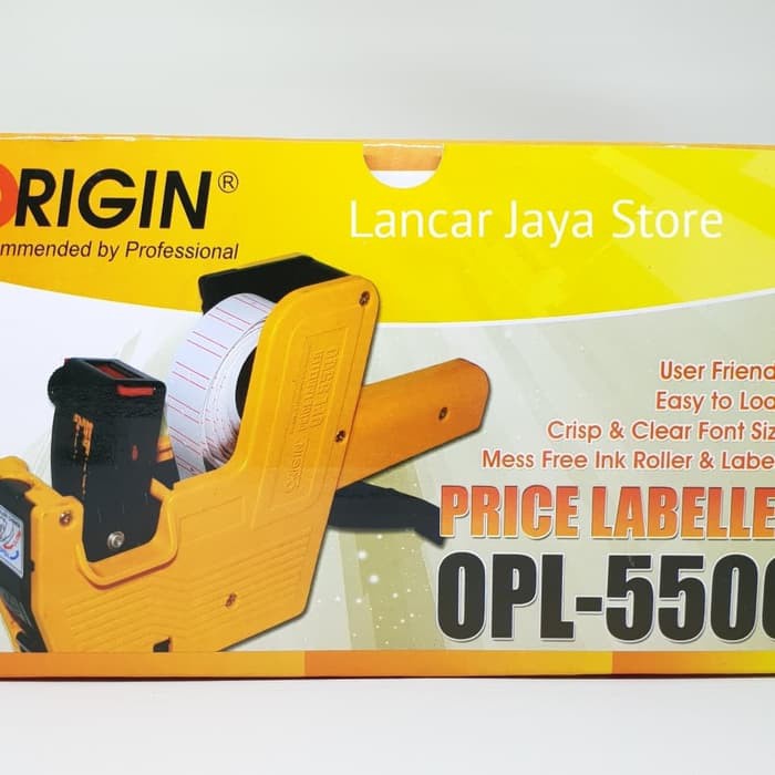 

Unik Price Labeller / Mesin Label Harga Origin Opl-5500 Merah 1Line
