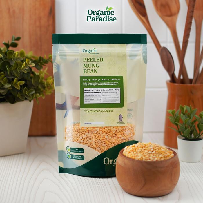 

Kacang Hijau Kupas Super 1 Kg / Kacang Ijo / Mung bean Import 1 Kg