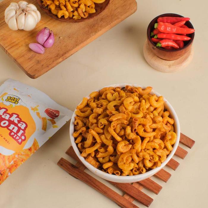 

GELICHIPS - Paket Combo 4pcs Makaroni Spicy Renyah Pedas Gurih 65gr