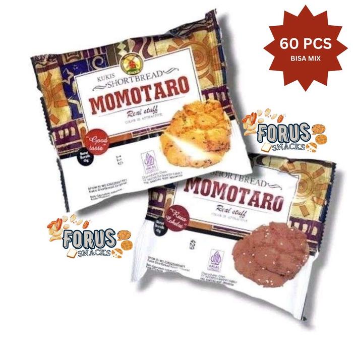 

MOMOTARO SHORTBREAD 1 DUS isi 60 PCS LEBIH HEMAT! Kukis by AOKA SEMUA VARIAN RASA SNACK COOKIES